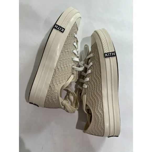 Converse x KITH Chuck 70 Ox Sneakers in Egret White Black