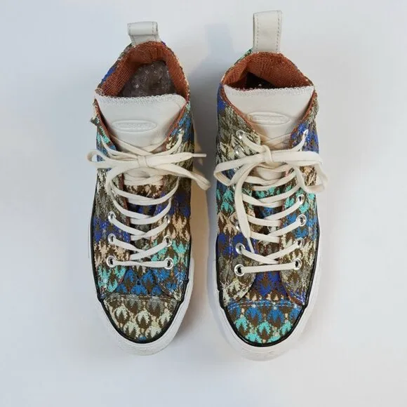 Converse X Missoni Chuck Taylor All Star High Top Sneakers - Size 9