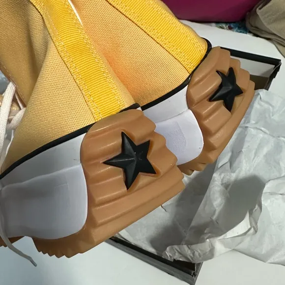 Converse Yellow Run Star Hike Sneakers
