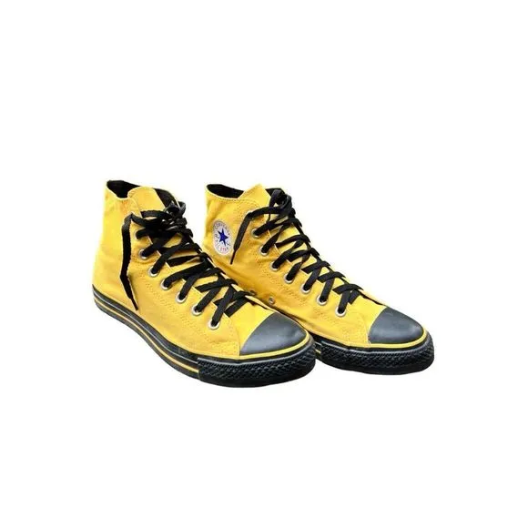 Converse Chuck Taylor All Star Bumblebee Yellow &amp; Black Men High Top Sneakers 10