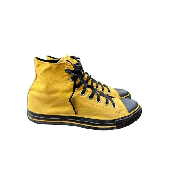 Converse Chuck Taylor All Star Bumblebee Yellow &amp; Black Men High Top Sneakers 10