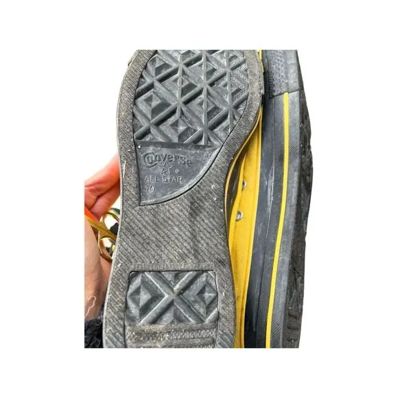 Converse Chuck Taylor All Star Bumblebee Yellow &amp; Black Men High Top Sneakers 10