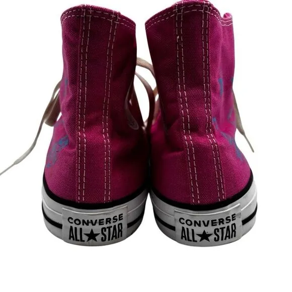 Converse Chuck Taylor All Star High Top Sneakers 'Smiley - Mod Pink' Women’s 9.5