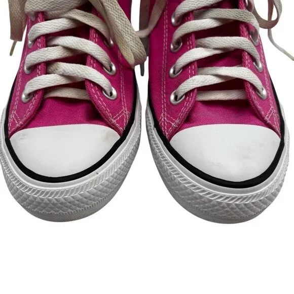 Converse Chuck Taylor All Star High Top Sneakers 'Smiley - Mod Pink' Women’s 9.5