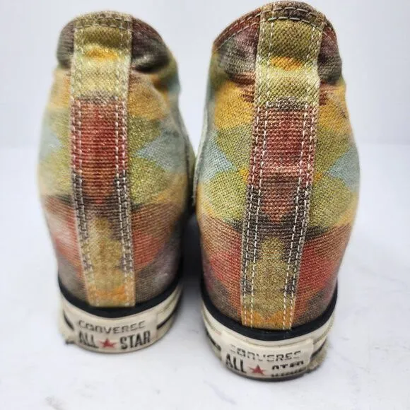 Converse x Missoni Wedge Heel High Top Sparkle Sneakers, Women's 10