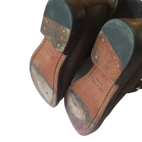 COPY - Rag &amp; Bone Leather and Wool Boots