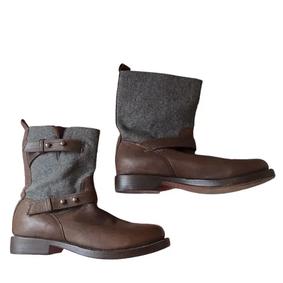 COPY - Rag &amp; Bone Leather and Wool Boots