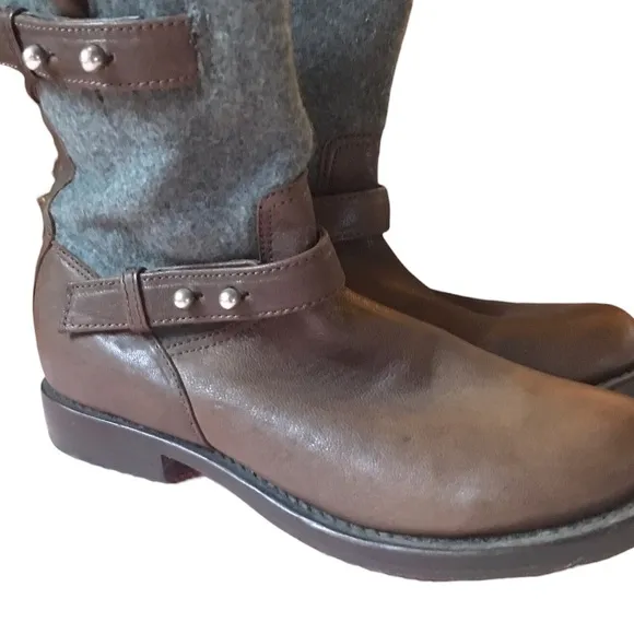 COPY - Rag &amp; Bone Leather and Wool Boots