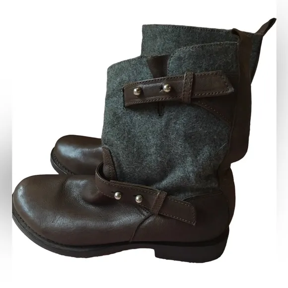 COPY - Rag &amp; Bone Leather and Wool Boots
