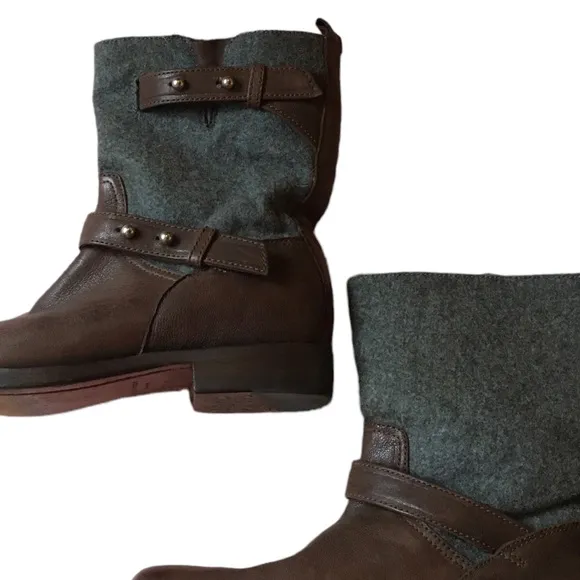 COPY - Rag &amp; Bone Leather and Wool Boots