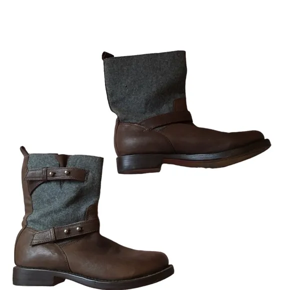 COPY - Rag &amp; Bone Leather and Wool Boots