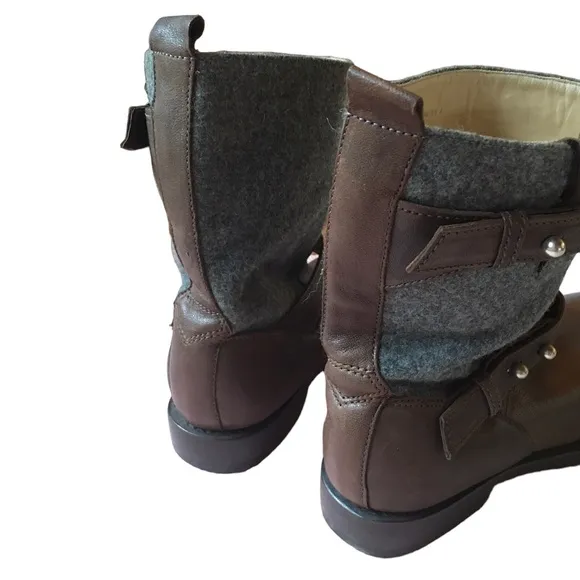 COPY - Rag &amp; Bone Leather and Wool Boots