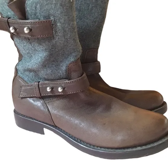 COPY - Rag &amp; Bone Leather and Wool Boots
