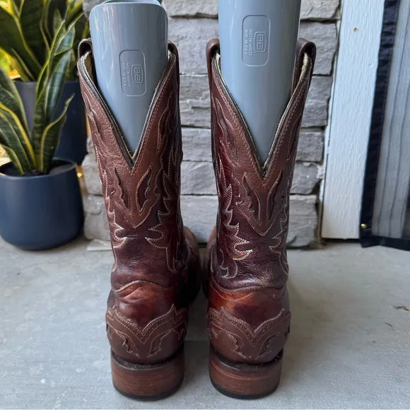 Corral Embroidered Leather Cowboy Boots