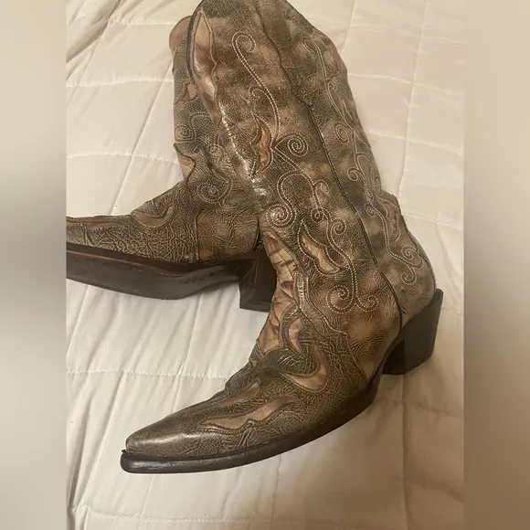 Corral Tan Leather Boots