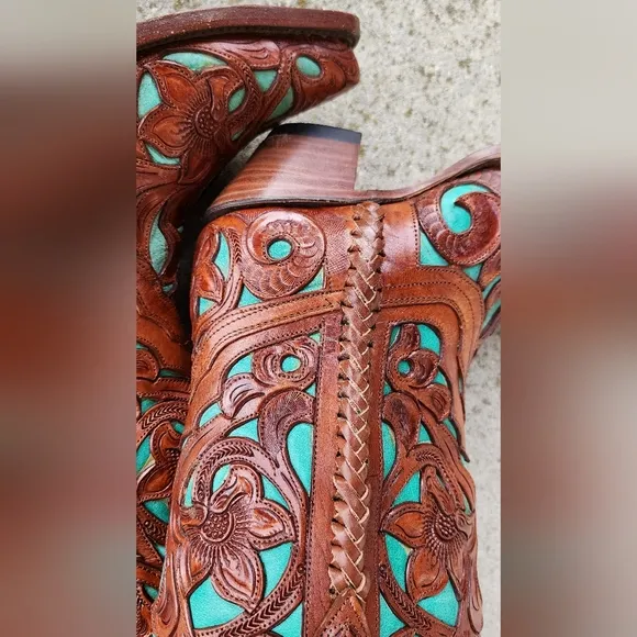 Corral Tooled Leather Boots