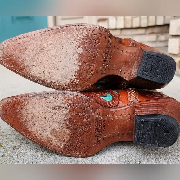 Corral Tooled Leather Boots