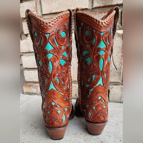 Corral Tooled Leather Boots