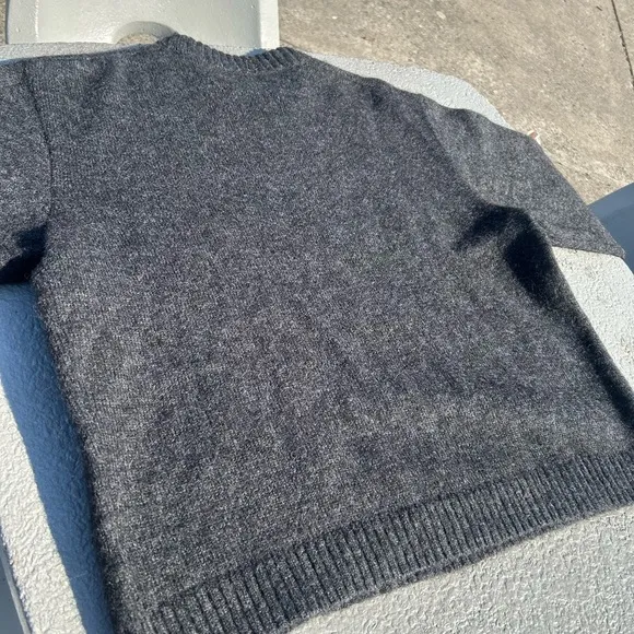 COS Men's Alpaca Wool Blend Oversized Crew Sweater