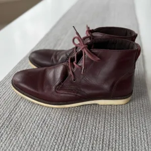 CREVO Oxblood Brown Bordo Leather Boots Size 11