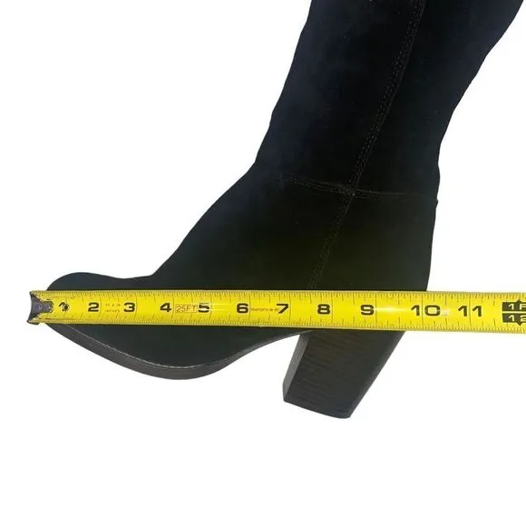 Crevo Suede Knee Length Boots Size 9.5  NWT