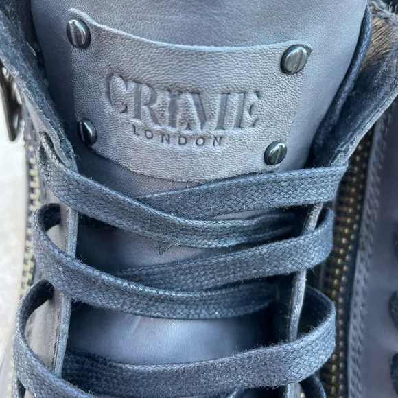 Crime London HIGH TOP DOUBLE ZIP sneakers