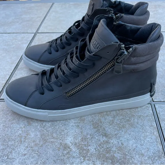 Crime London HIGH TOP DOUBLE ZIP sneakers