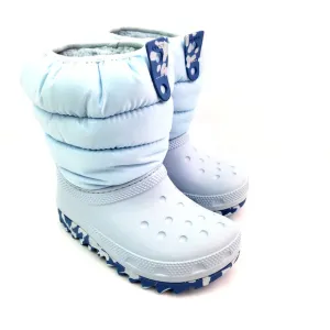 Crocs Classic Neo Puff Boot Toddler Size 11 Lt Blue Warm Winter Boot Shoes