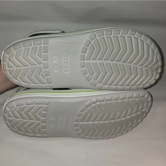 Crocs Crocband OmbreBlock Rubber Slip-on Clog Shoes Men's Size 11
