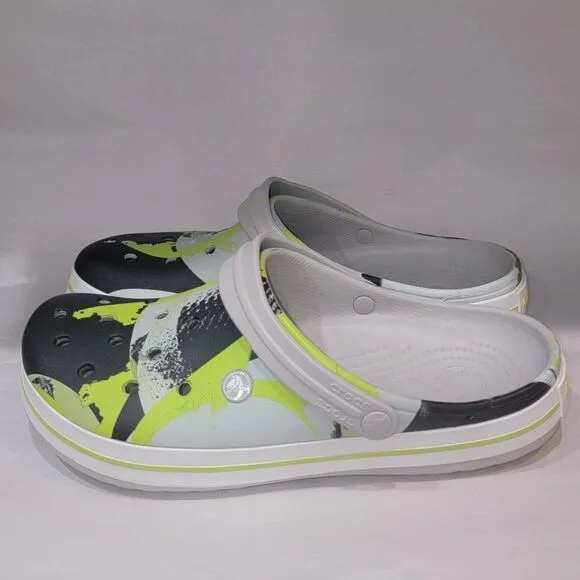 Crocs Crocband OmbreBlock Rubber Slip-on Clog Shoes Men's Size 11