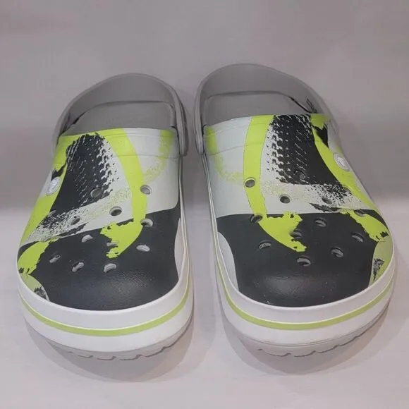 Crocs Crocband OmbreBlock Rubber Slip-on Clog Shoes Men's Size 11