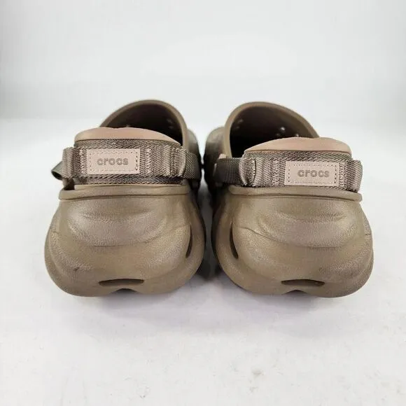 CROCS SALEHE BEMBURY POLLEX CLOG US 11 MEN'S TAN BROWN SLIP-ON SHOES