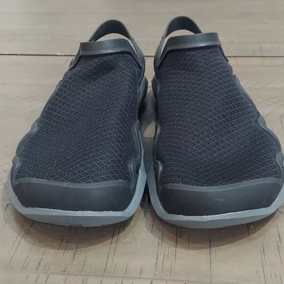 Crocs Swiftwater Sz 8 Mesh Wave Sandal Slate Gray Black Men’s Water Shoes