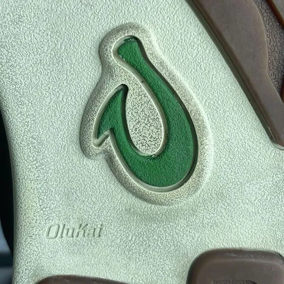 (D) Olukai Men's Lace-Up Mesh Shoes,‎ Size 14