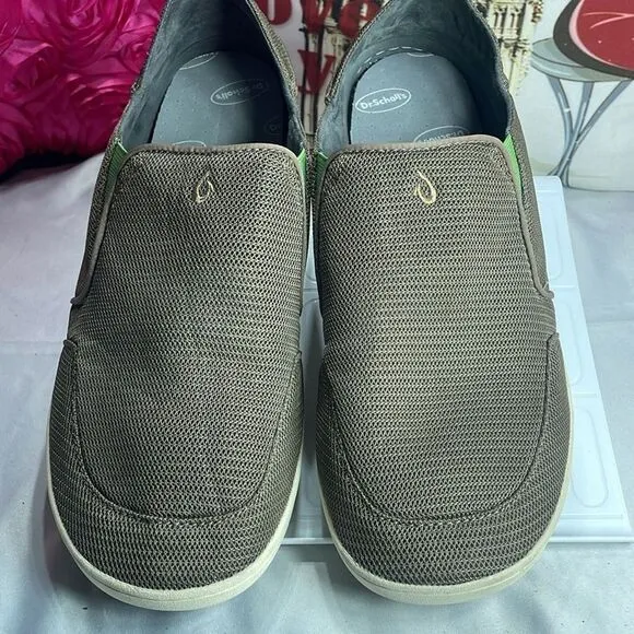 (D) Olukai Men's Lace-Up Mesh Shoes,‎ Size 14