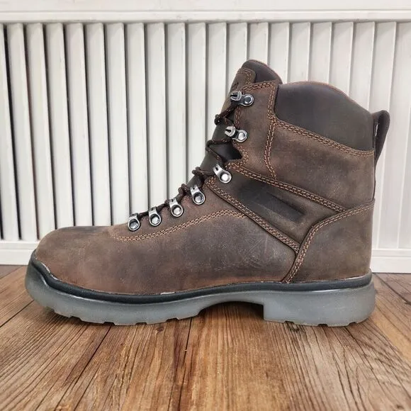 Danner IronSoft 14733 Mens 9 D Brown Leather 6&quot; Waterproof Safety Toe Work Boots
