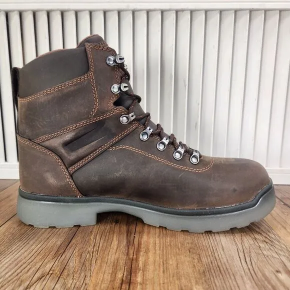 Danner IronSoft 14733 Mens 9 D Brown Leather 6&quot; Waterproof Safety Toe Work Boots