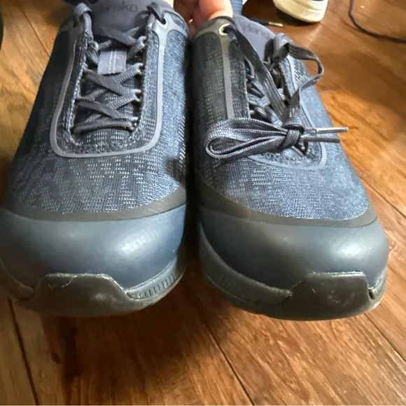 Dansko Women Makayla Mesh Navy Blue Walking Hiking Shoes Size 39 EU 8.5-9 US