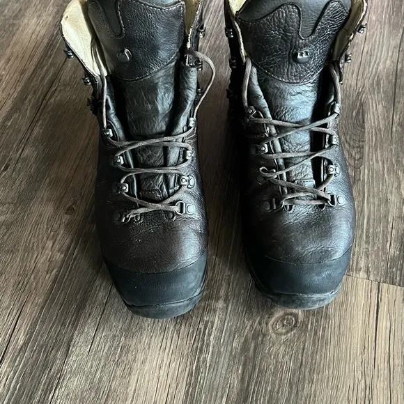 Dark Brown Leather Boots