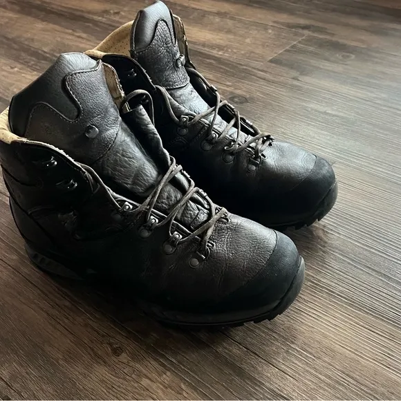 Dark Brown Leather Boots