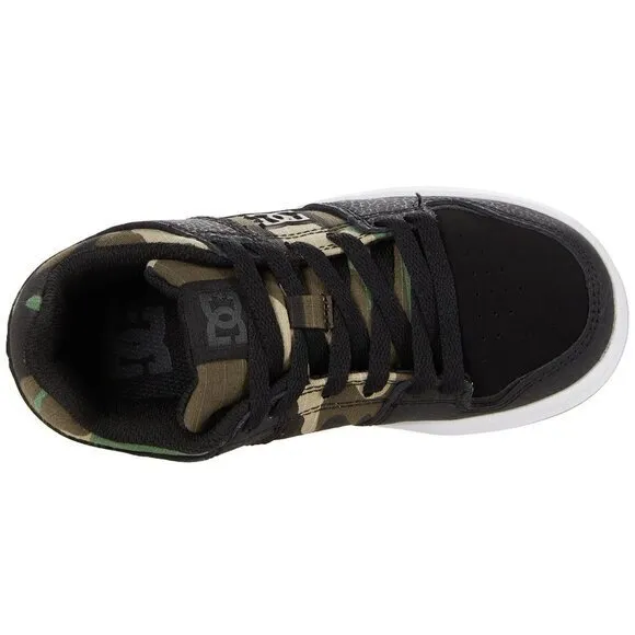 DC Kids‎ Cure Low Top Boys Sneakers Black/Camo Size 4.5 Big Kid