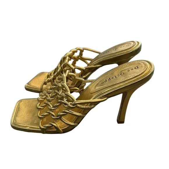 Dee Ocleppo Belize 90mm leather sandals heels