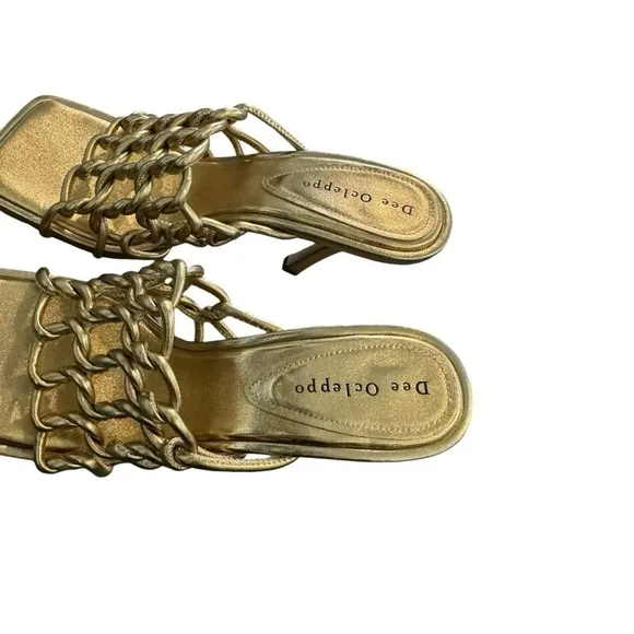 Dee Ocleppo Belize 90mm leather sandals heels