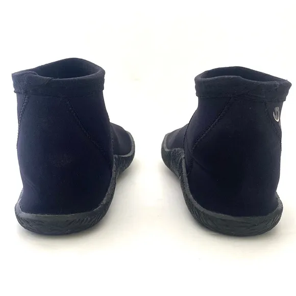 Deep See Men's Black Pull-On Above Ankle Diving Shoes/Boots