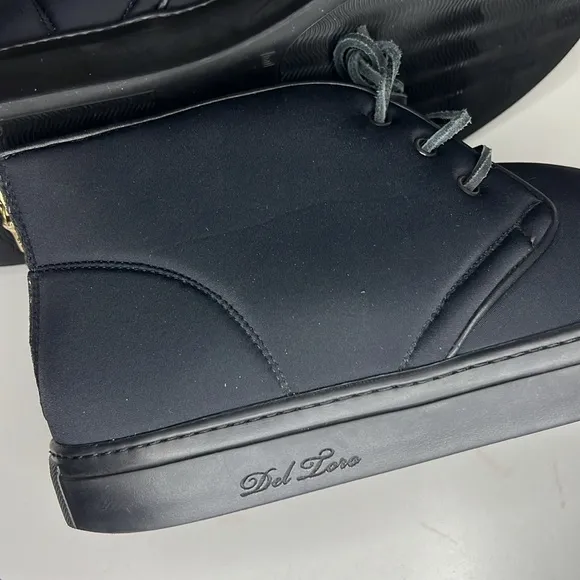 Del Toro Hight Top Black Sneakers Men’s Size 10