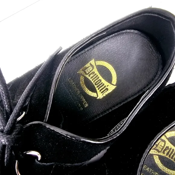 Demonia Creeper Platform Sneakers Black Size 10