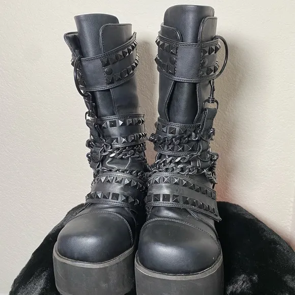 Demonia Shoes | Trashville-138 Platform Boots