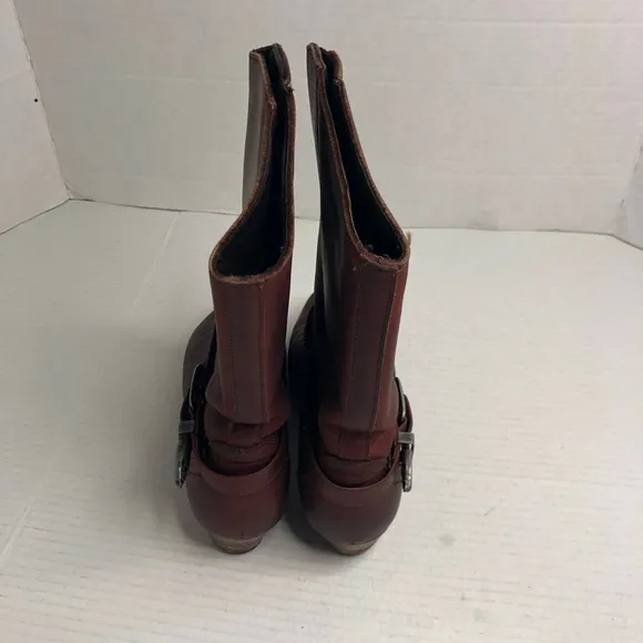 Dexter Size 6.5 Western Boots Vintage Leather Cowgirl Heeled Shoes USA Made