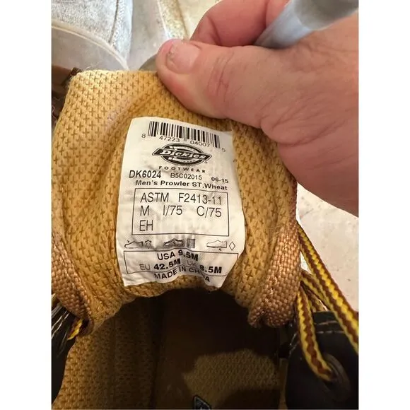 Dickies steel toe boots