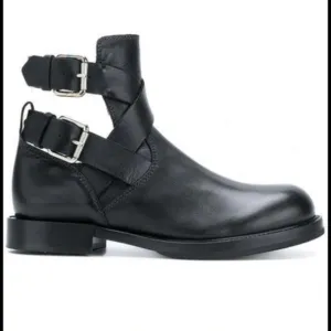 Diesel D-Komb Fob Ankle Straps Buckle Boots Sz 40